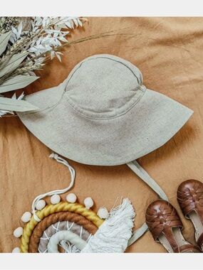 Organic Cotton Baby Brimmed Sun Hat